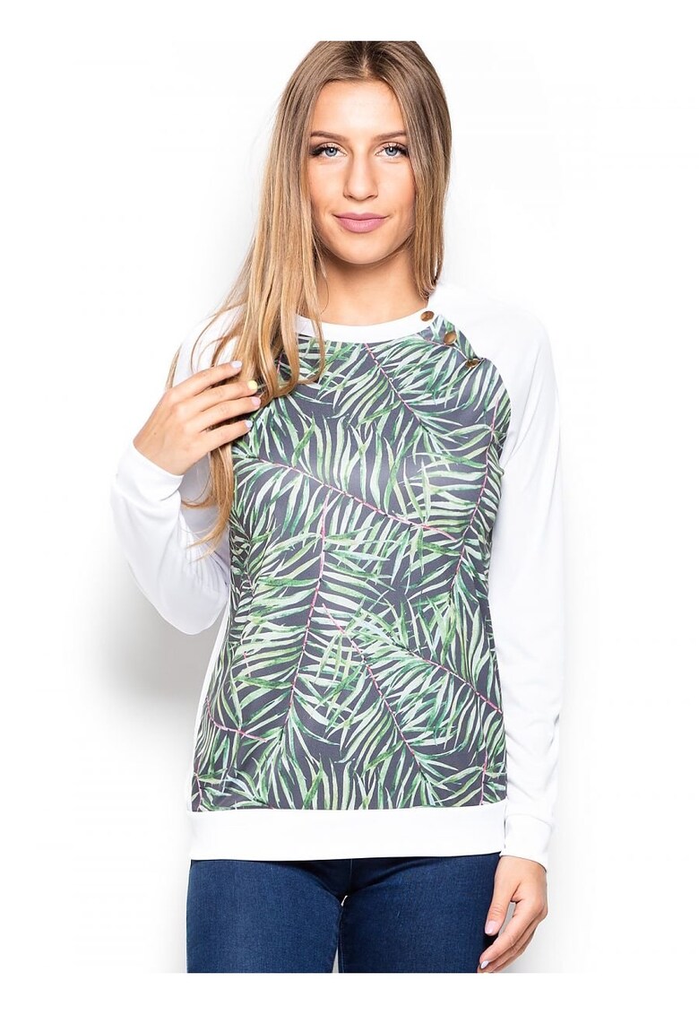 Bluza dama - alb - moale