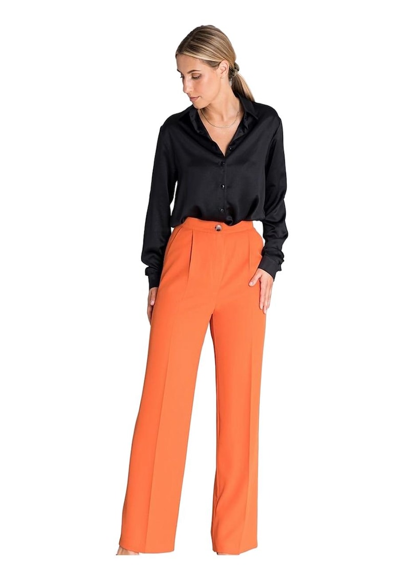Pantaloni dama - Poliester - Portocaliu