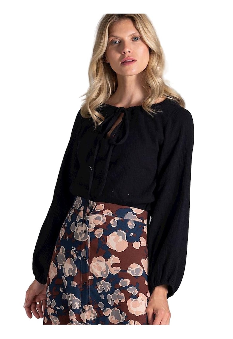 Bluza dama 59021 -  Bumbac - Negru