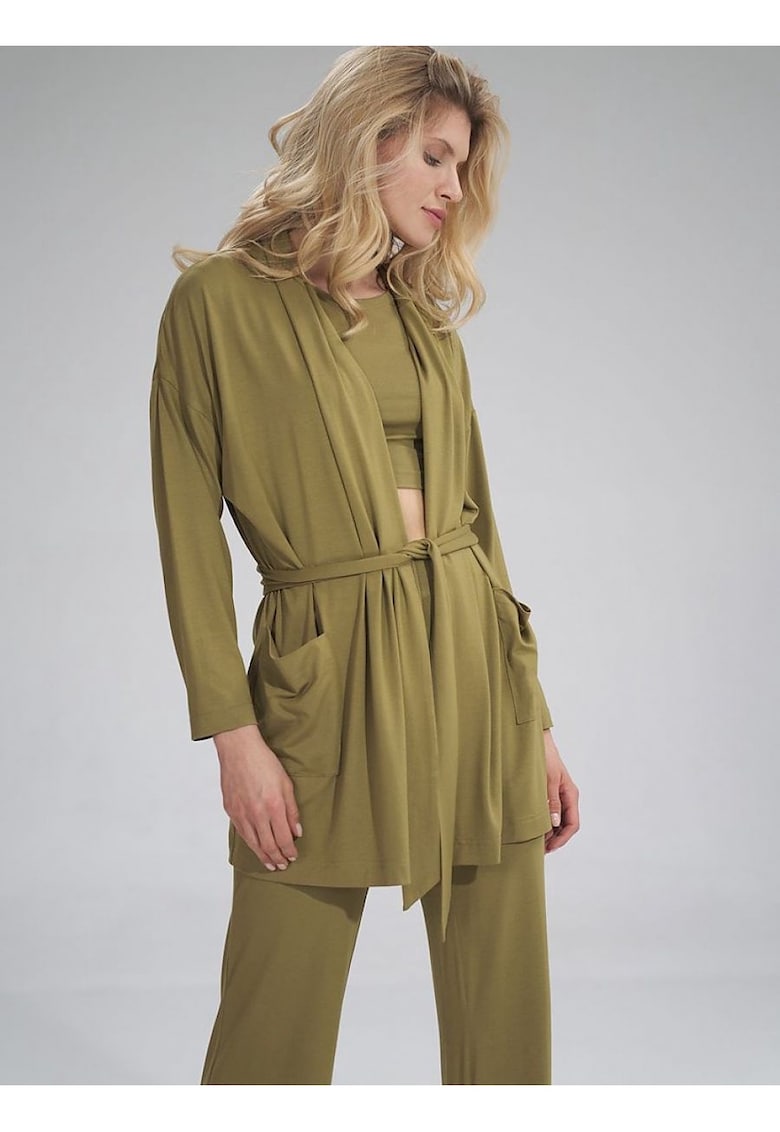 Pulover dama - verde - viscoza -
