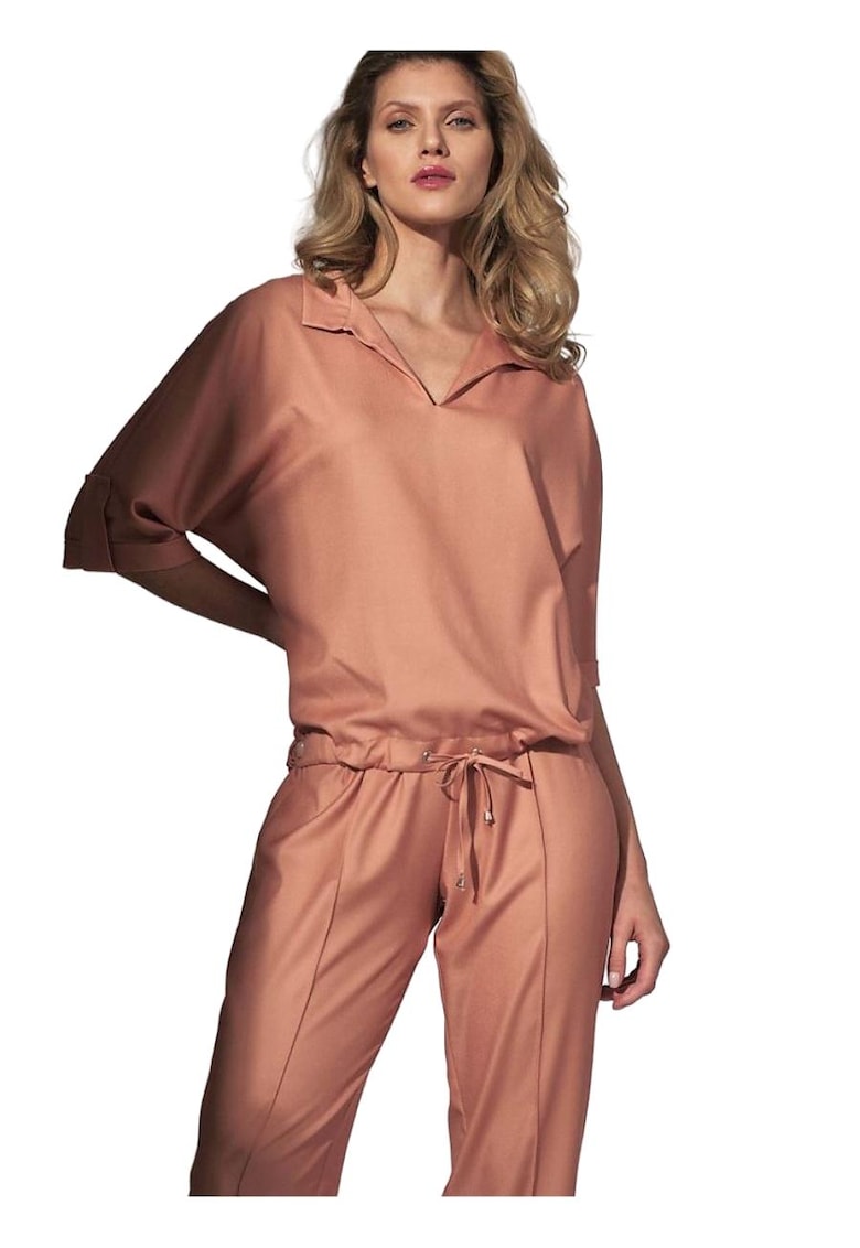 Bluza dama - Viscoza/Poliester - Portocaliu