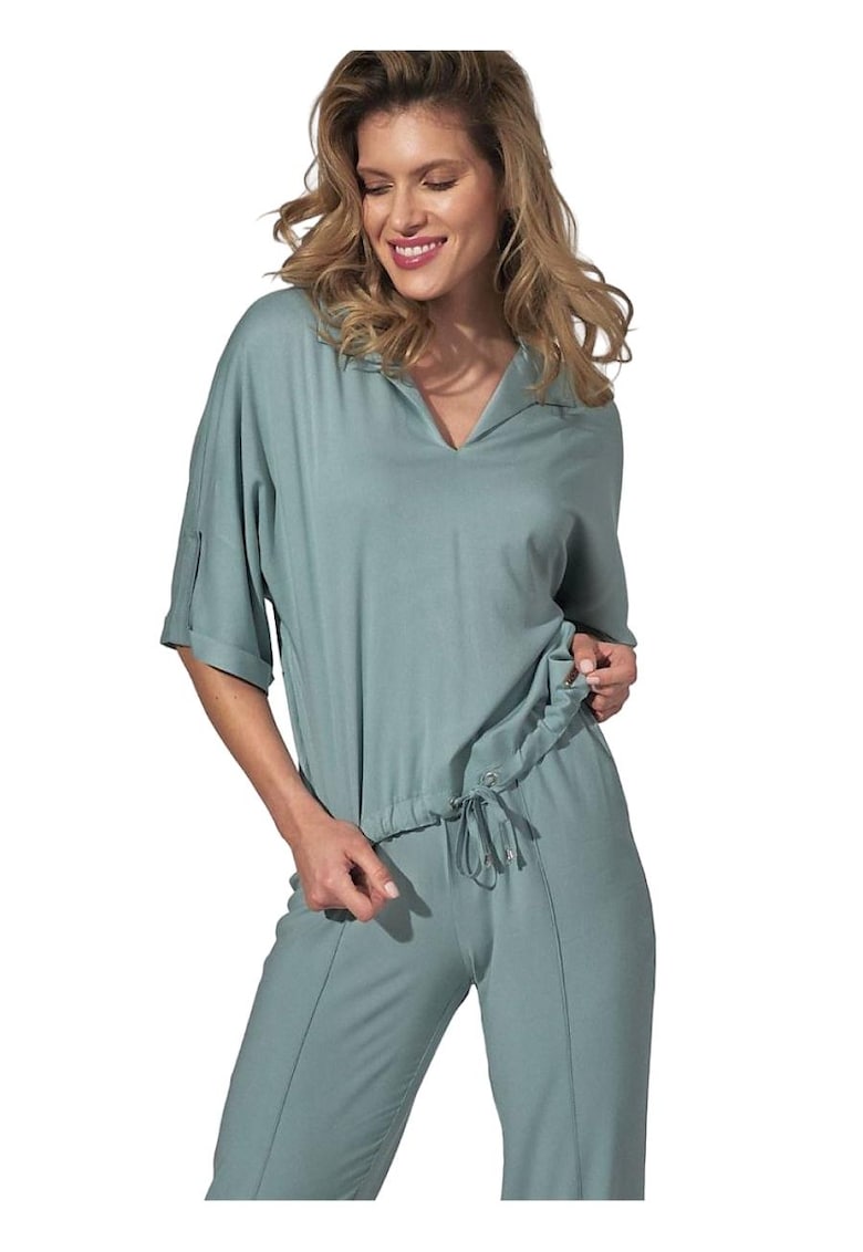 Bluza dama 90219 - Viscoza/Poliester - Verde