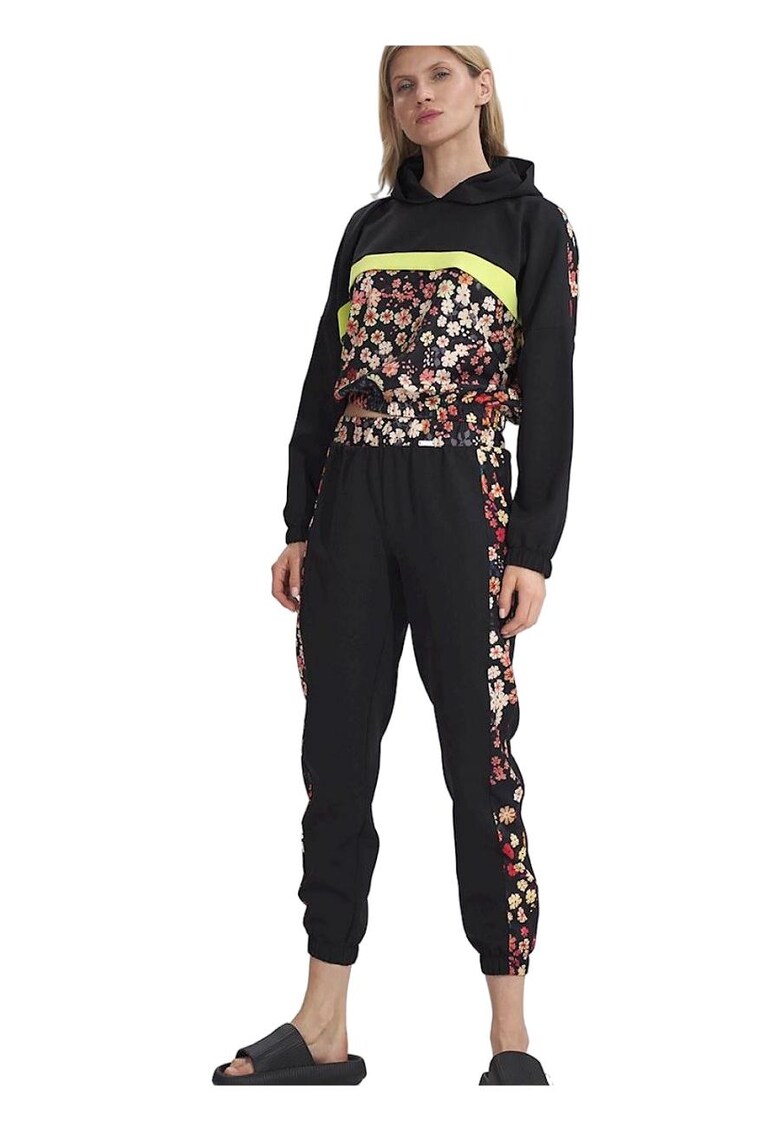 Pantaloni dama - Poliester/Elastan - Negru -