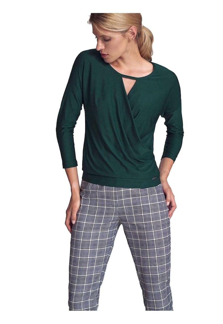 Bluza dama 590219 -  Viscoza/Poliester - Verde