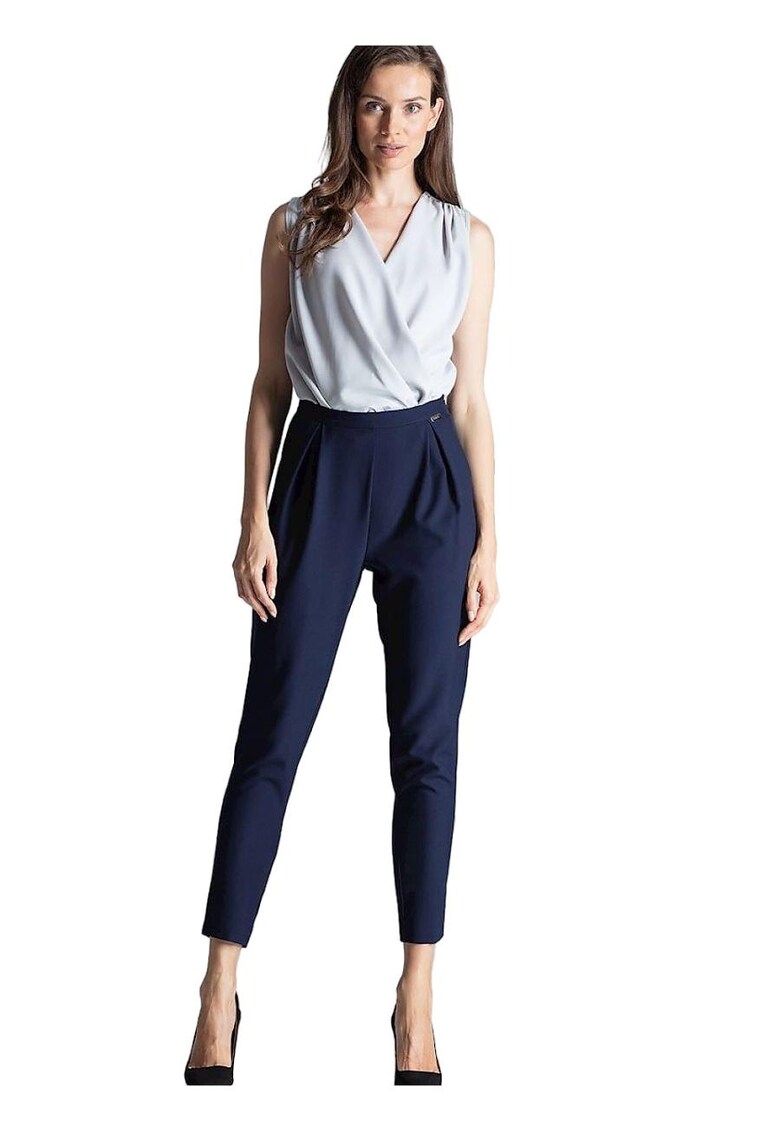 Pantaloni dama - Bleumarin - Poliester