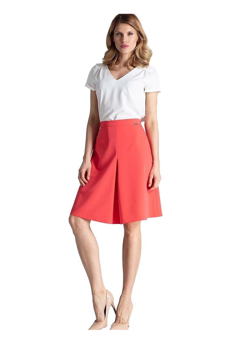 Fusta roz - viscoza - poliester