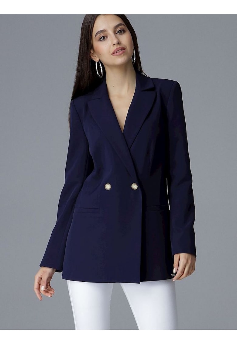 Sacou dama - bleumarin - poliester