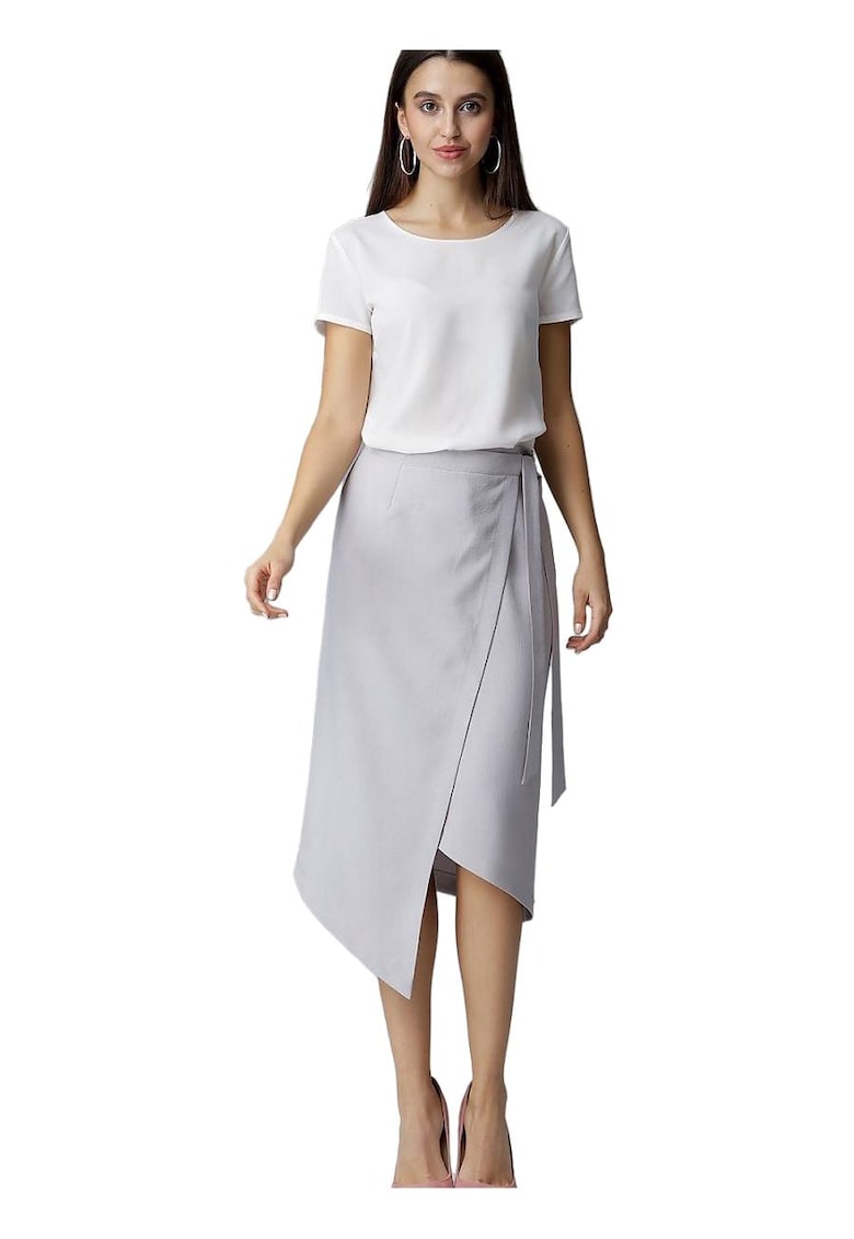 Fusta  gri - poliester Fusta  gri - poliester