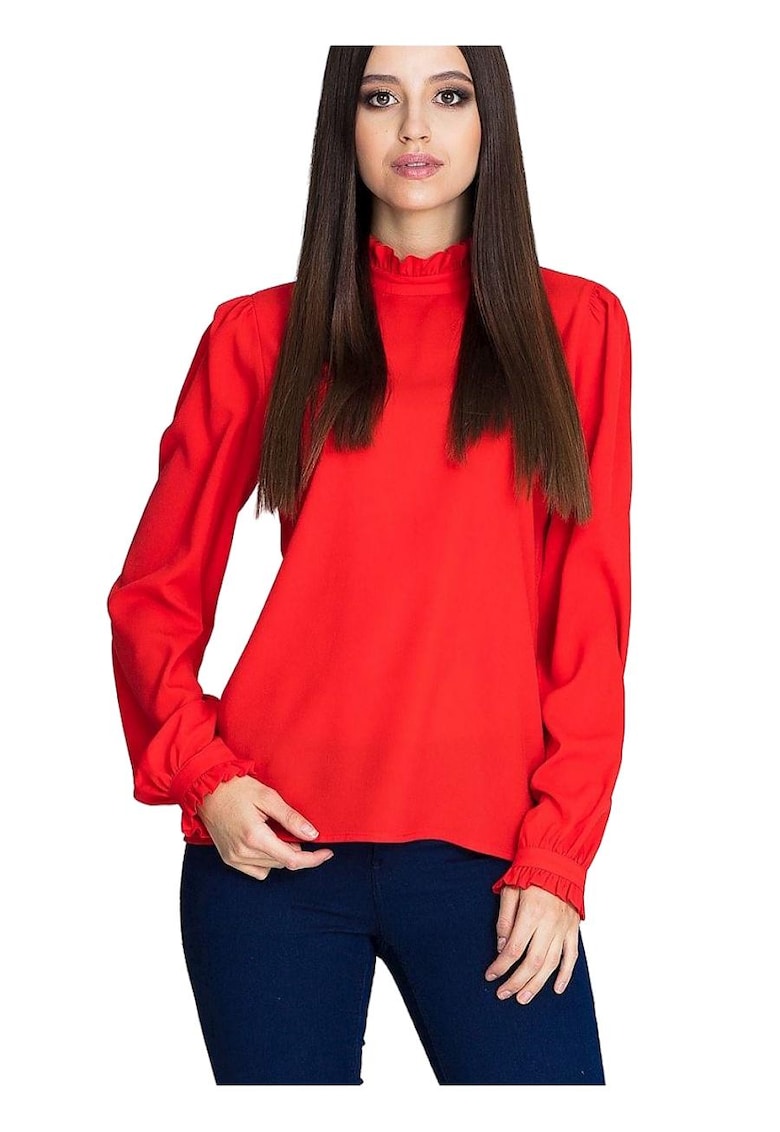 Bluza dama 5902 -  Poliester - Rosu -