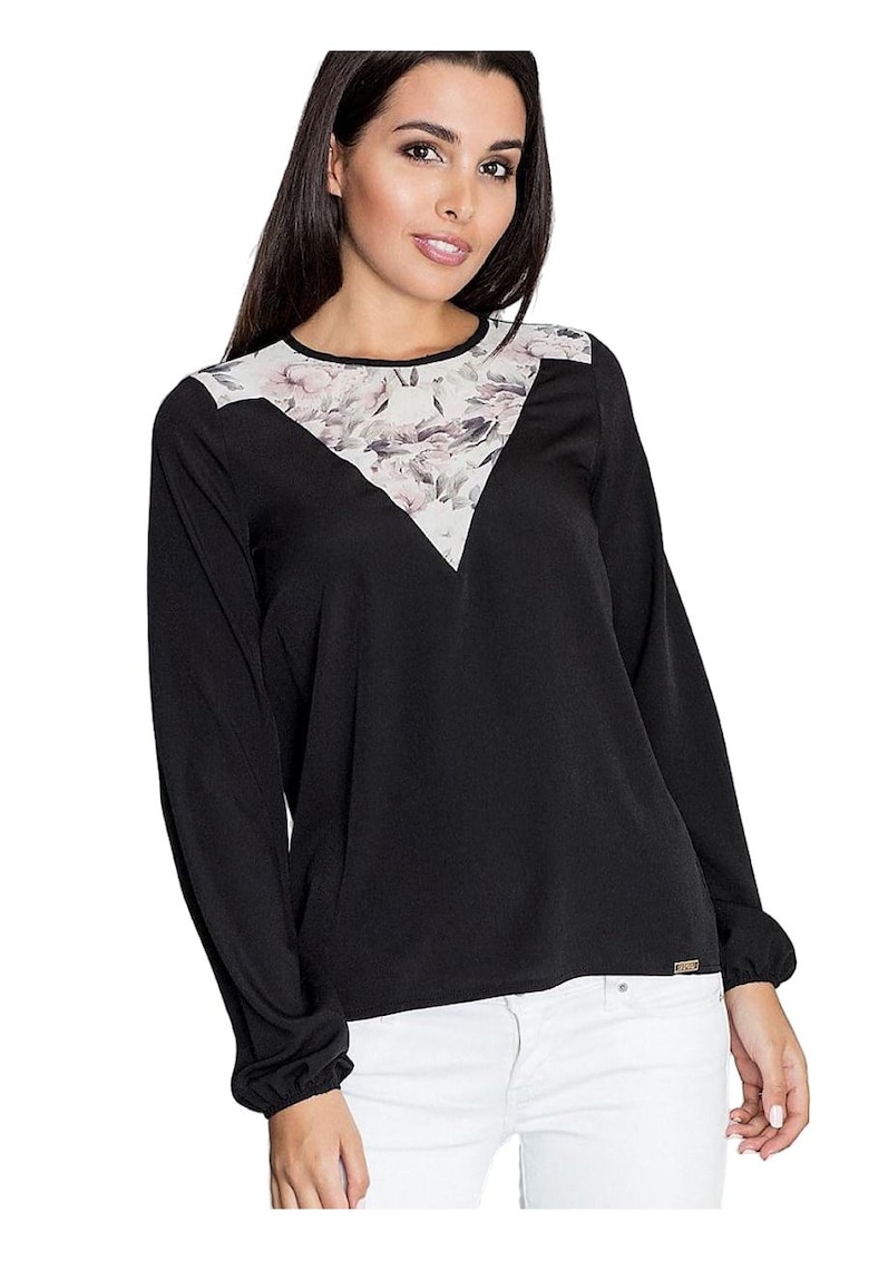 Bluza dama 5902194337410 - Poliester/Viscoza - Negru -