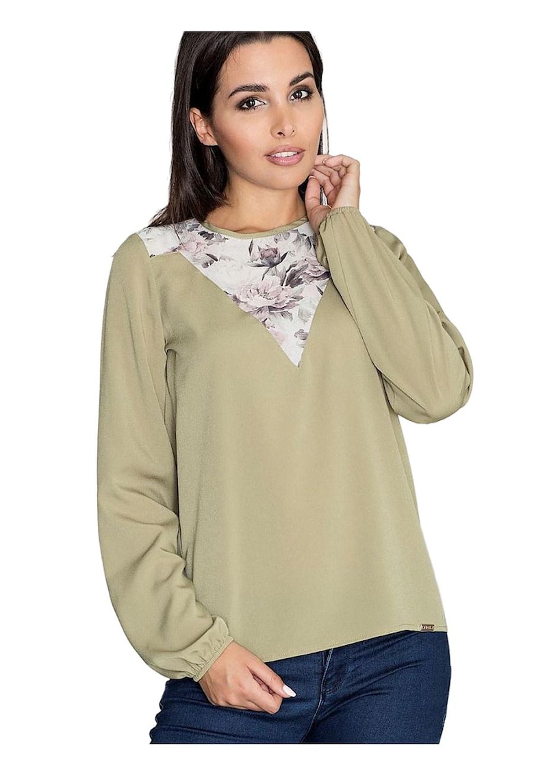 Bluza dama 5902 -  Poliester/Viscoza - Verde