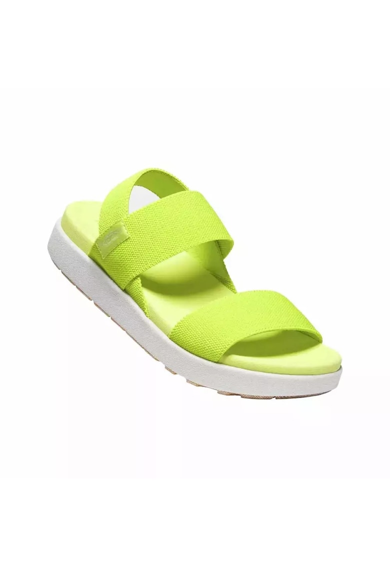 Sandale dama  model Elle Backstrap - constructie ultrausoara - talpa din spuma EVA - galben - plastic