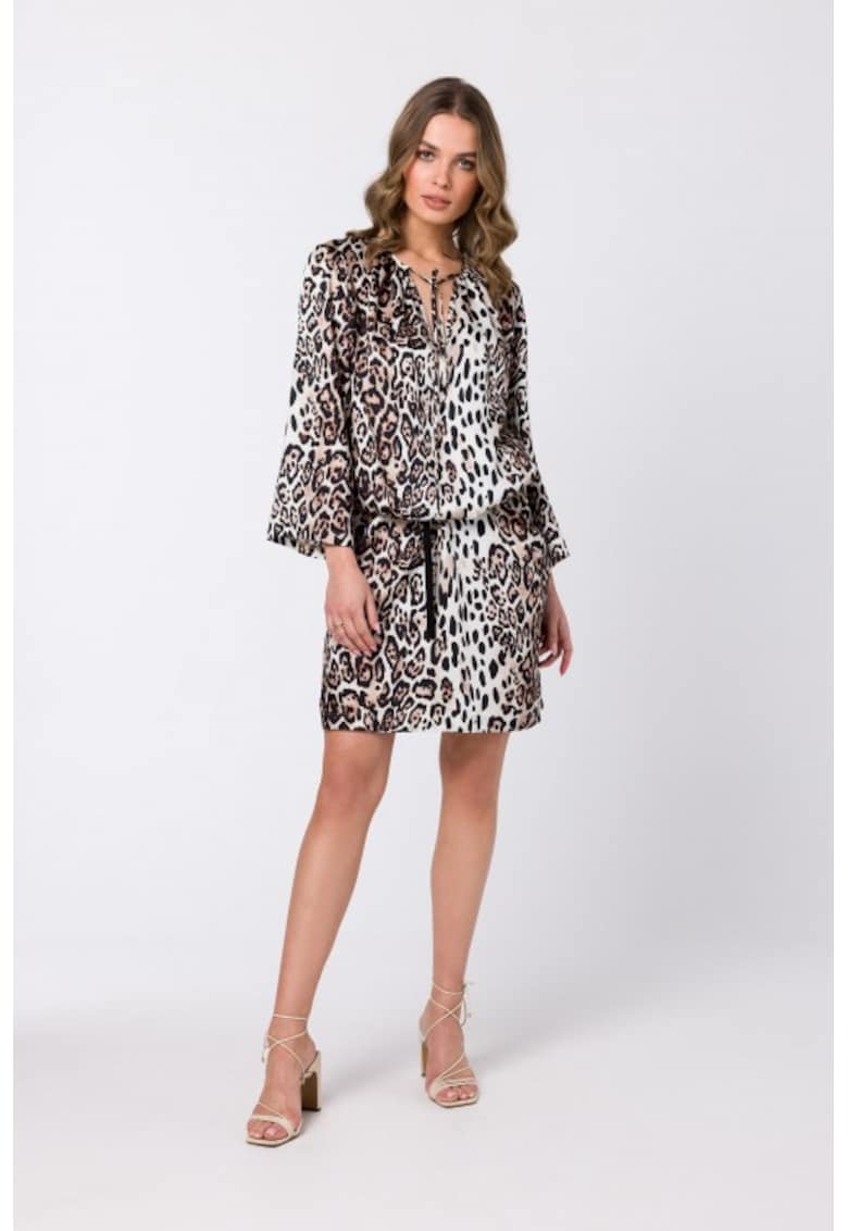 Rochie lejera cu maneci largi -