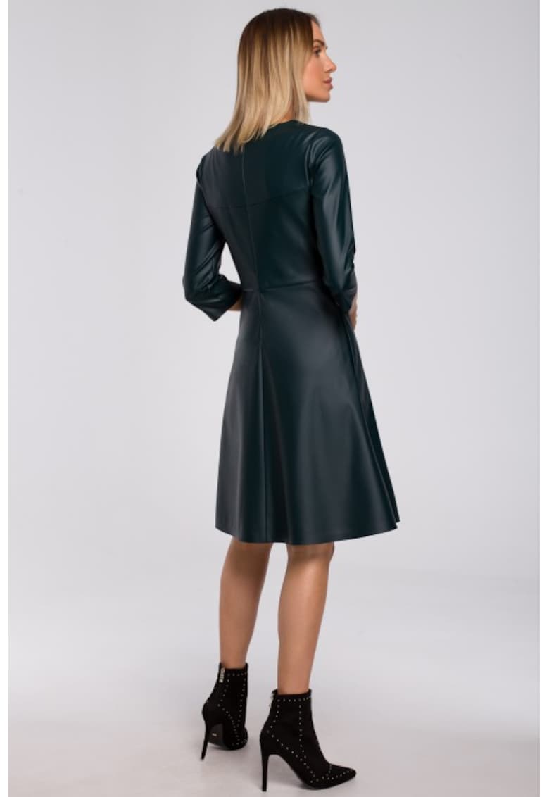 Rochie - Poliester - Negru