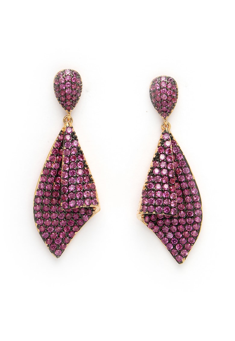 Cercei Modern Asymmetry - Auriu/Roz