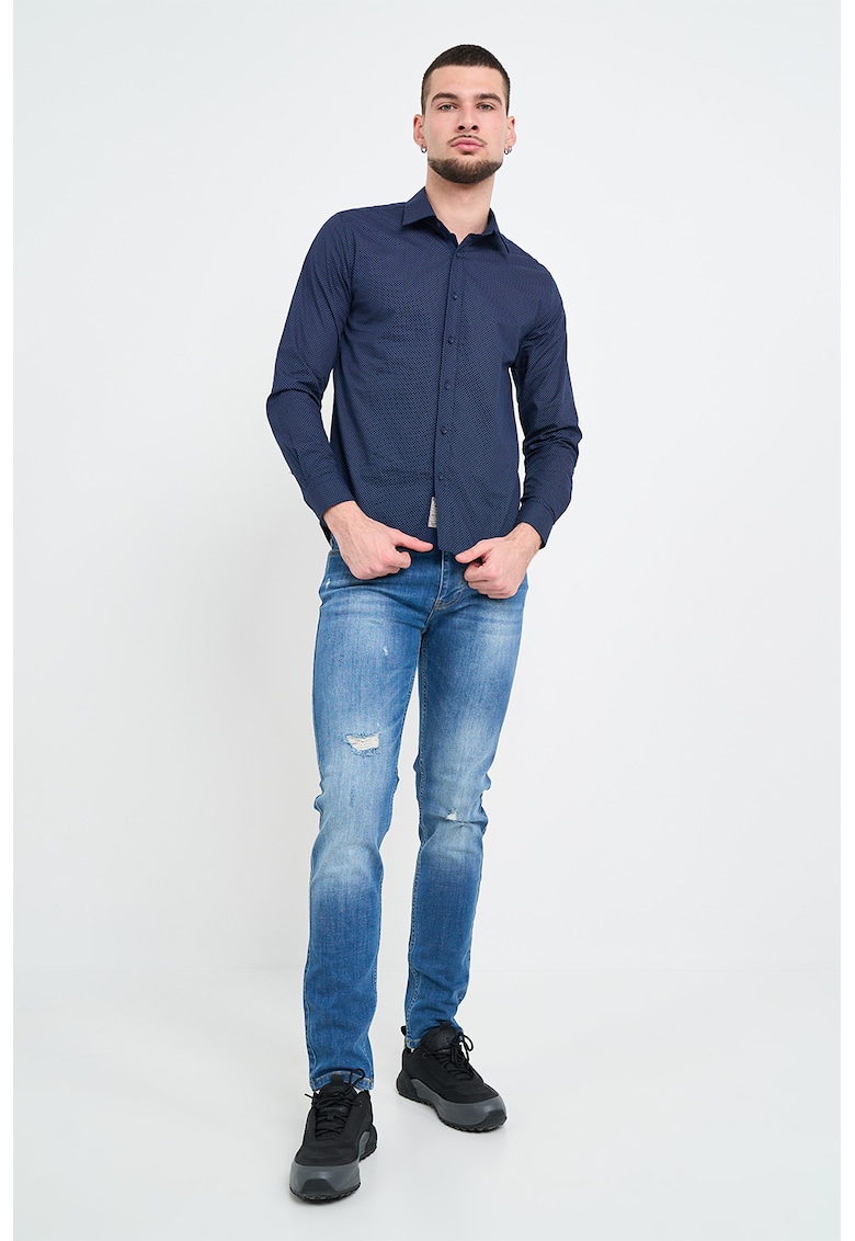 Camasa slim fit - Bleumarin
