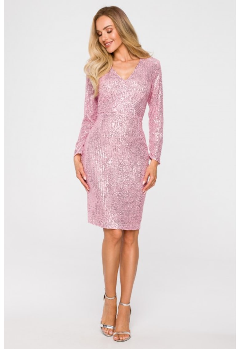 Rochie mulata cu paiete si decolteu - Rochie mulata cu paiete si decolteu -