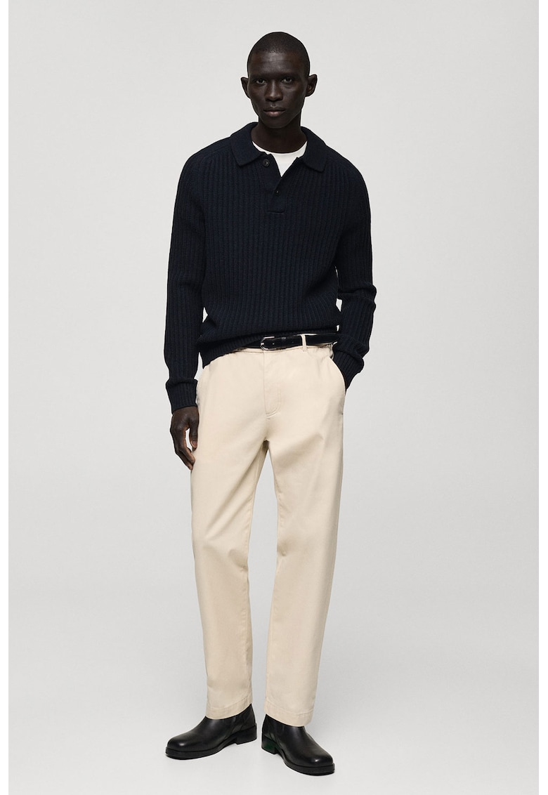 Pantaloni chino cu talie ajustabila