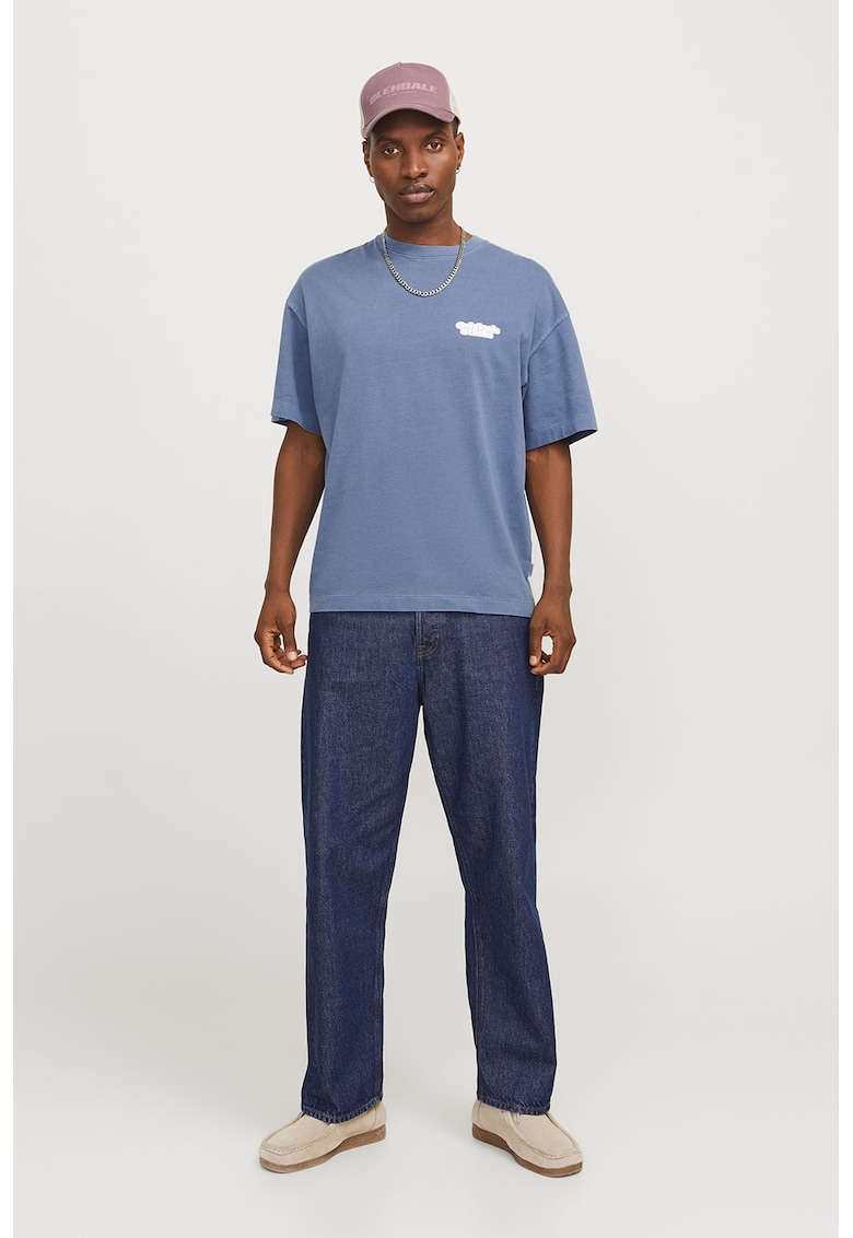 Tricou din bumbac cu aspect decolorat
