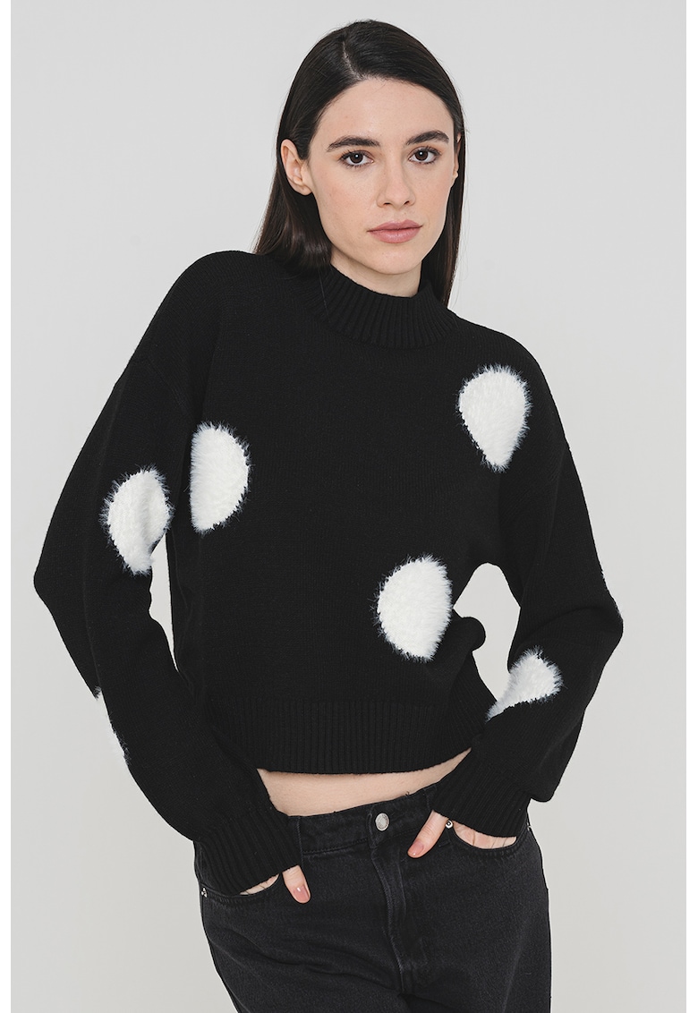 Pulover cu terminatii striate Yolanda