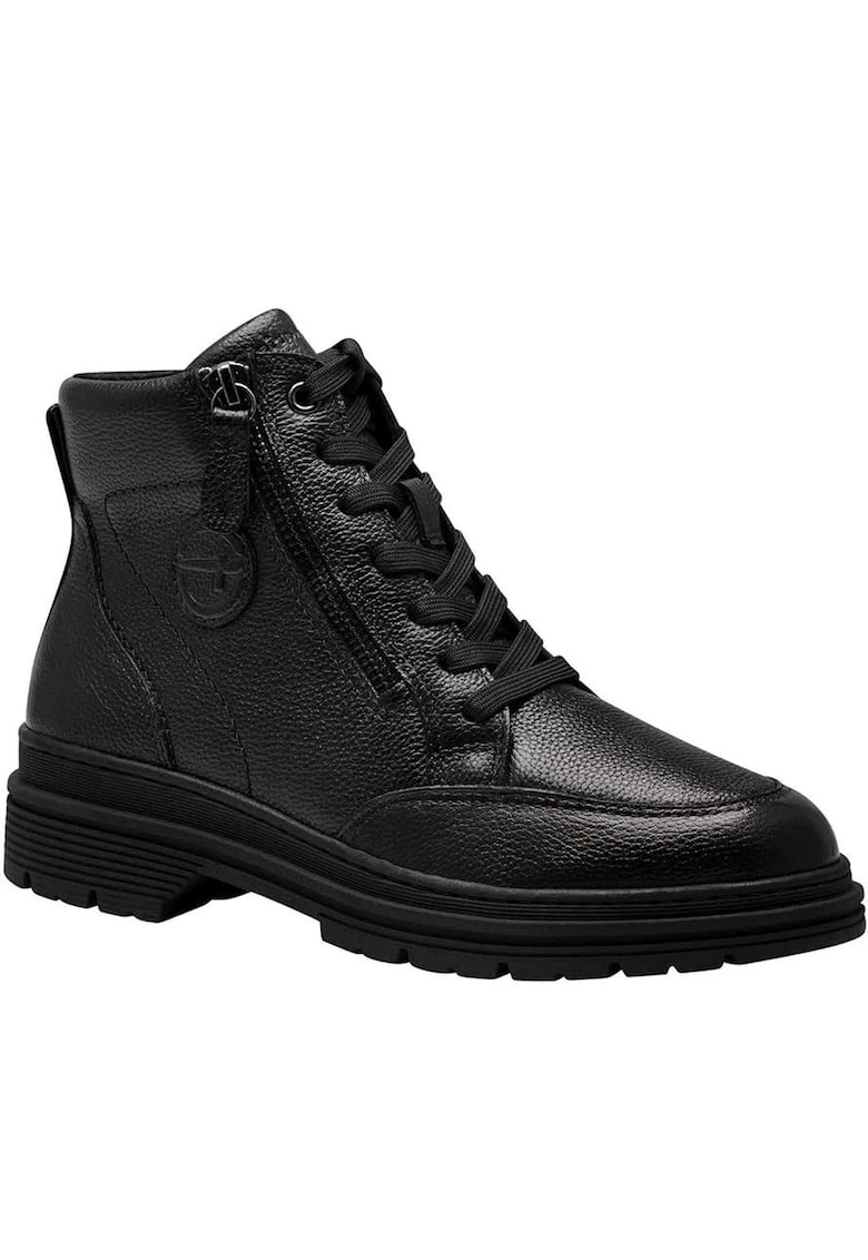 Ghete dama - casual - negru - piele naturala - Negru