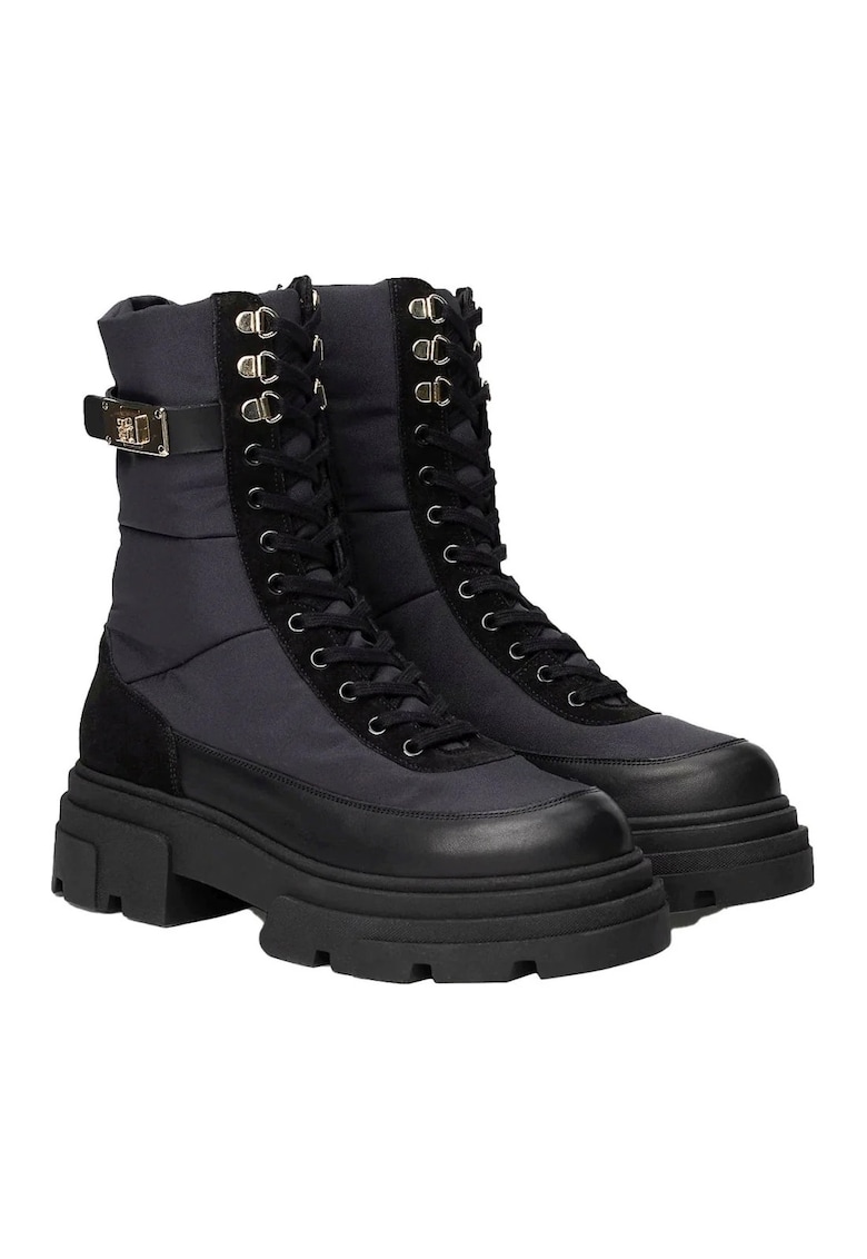 Ghete dama  casual - piele naturala - negru -