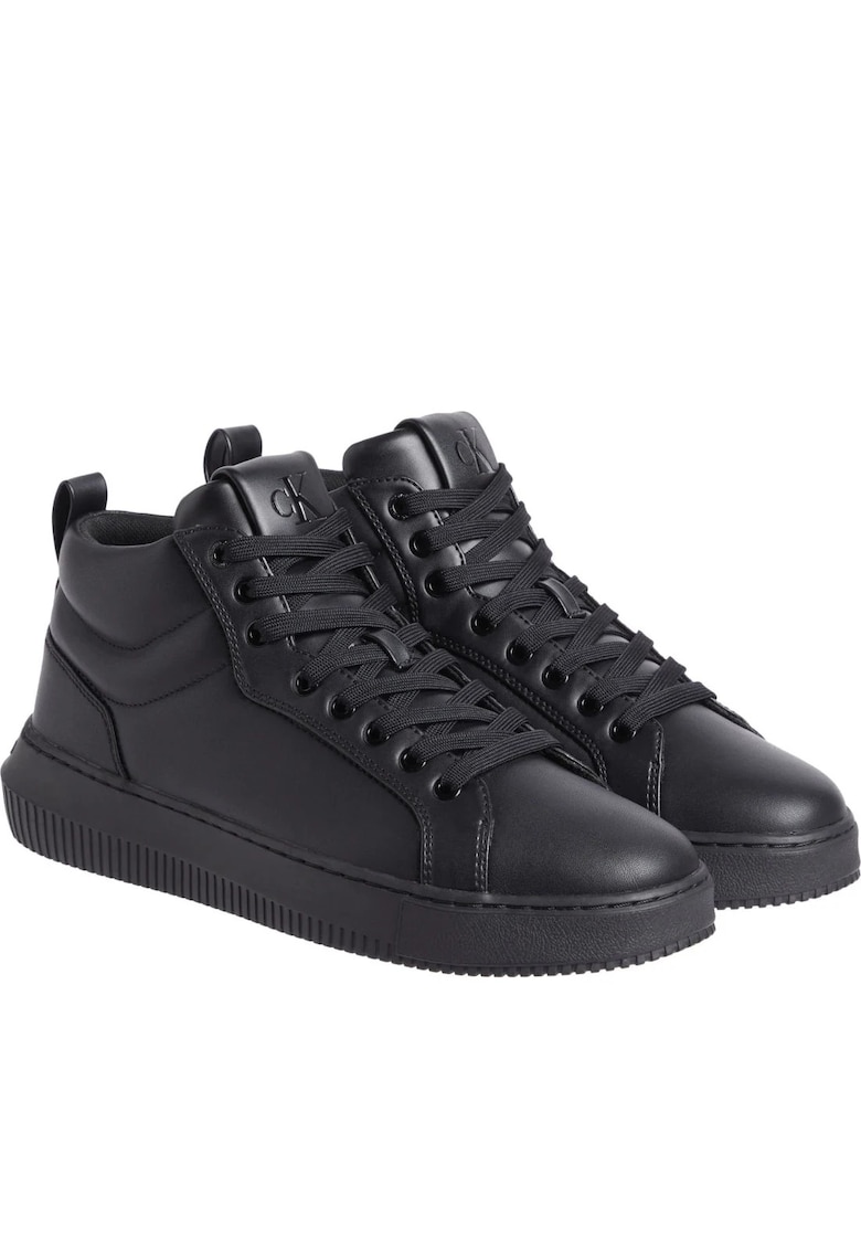 Ghete barbati - casual - piele naturala - negru