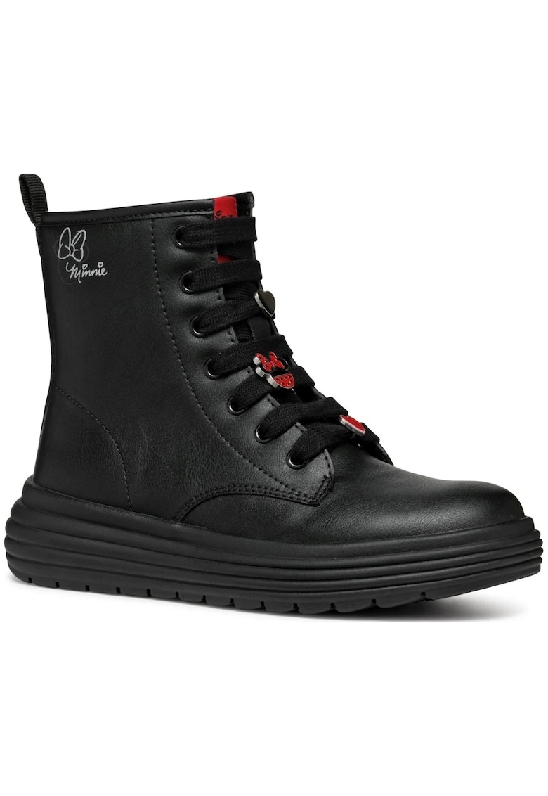 Ghete fete J46ETC 000BC C9999 - Sintetic - Negru