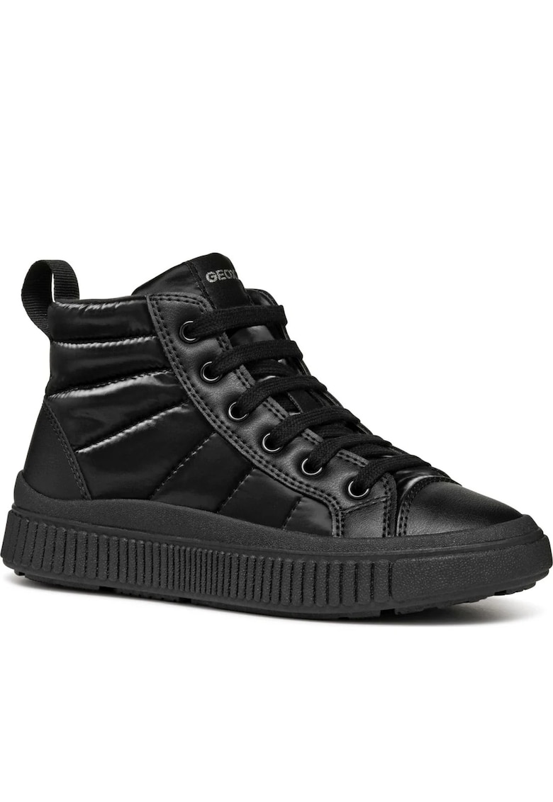 Ghete fete J46M3C 0LVBC C9999 - Sintetic - Negru