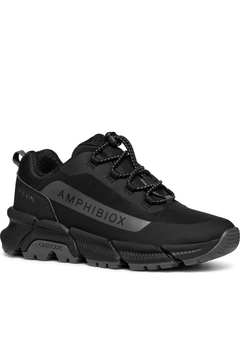 Geox Pantofi baieti J46LCC 0FU50 C0005 - Sintetic - Negru -