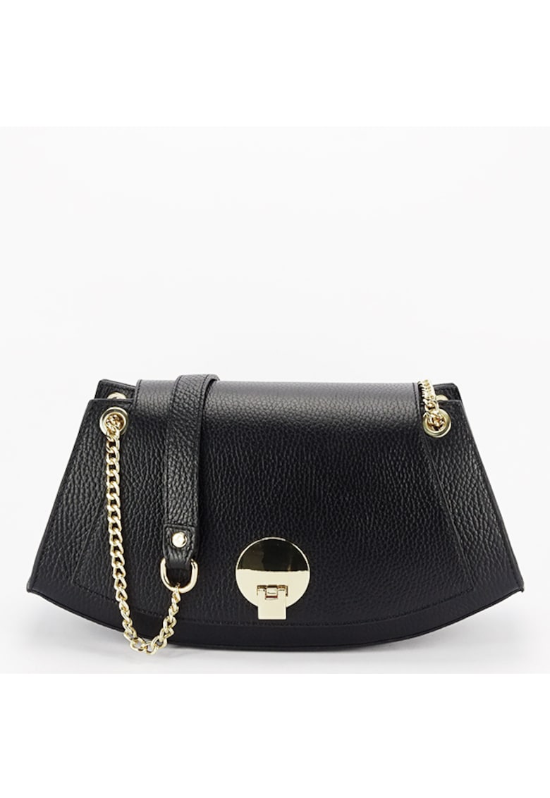 Geanta neagra eleganta din piele naturala 1488 122 16248