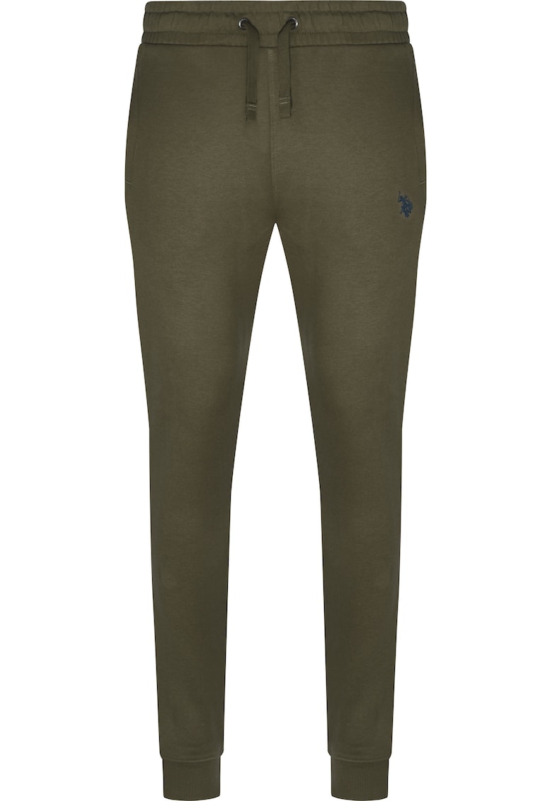 Pantaloni Barbati NIKY Khaki cu Talie Elastica si Buzunare Profunde - Kaki