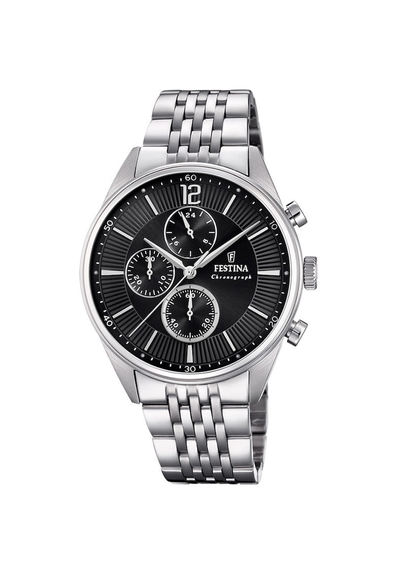 Ceas barbatesc F20285/4 Quartz Argintiu