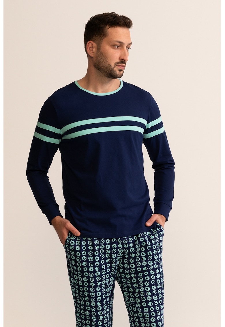 Pijama de bumbac cu buzunare Pijama de bumbac cu buzunare