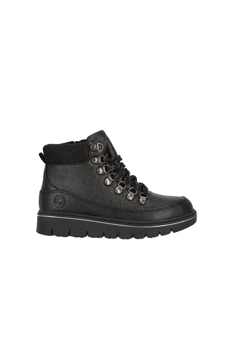 Botine dama - 57926 - Piele ecologica - Negru Botine dama - 57926 - Piele ecologica - Negru