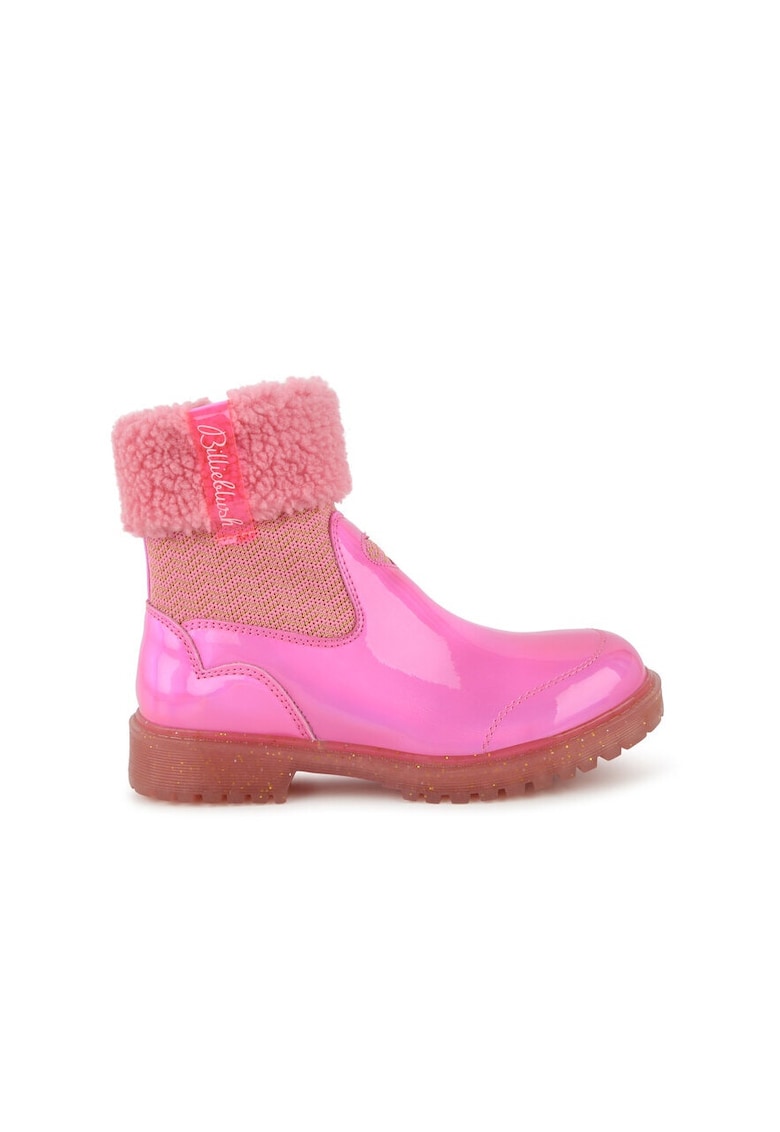 Botine dama - 69688 - Piele ecologica - Roz