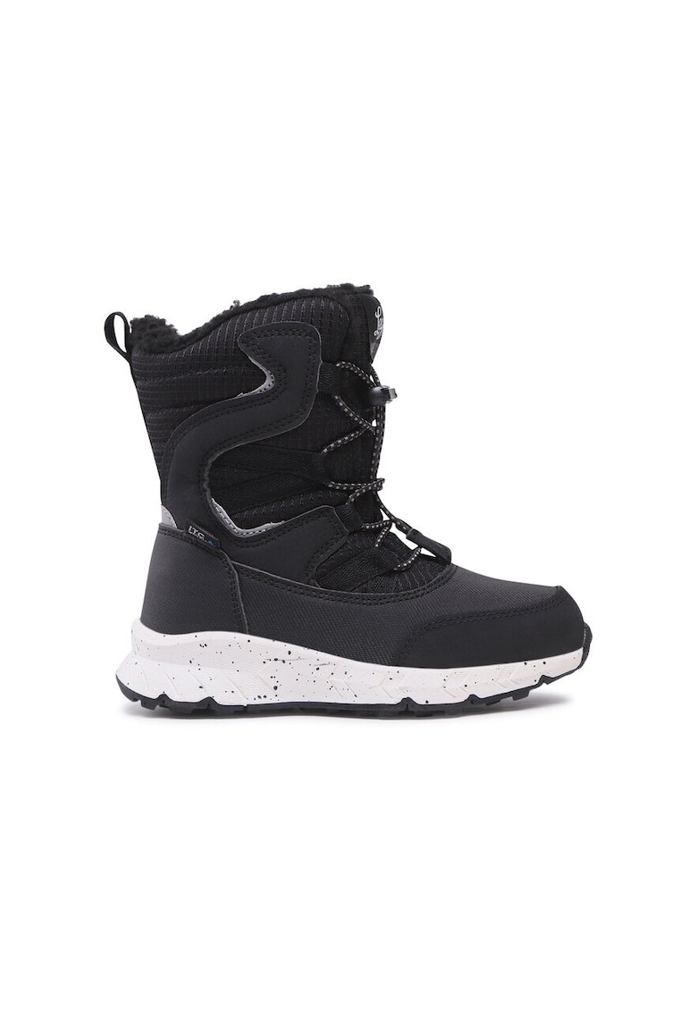 Leaf Cizme copii - 25046 - Piele ecologica - Negru