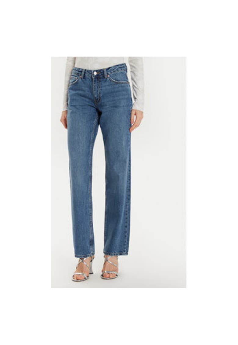 Blugi dama - 21489 - Bleumarin - Bumbac - Bleumarin