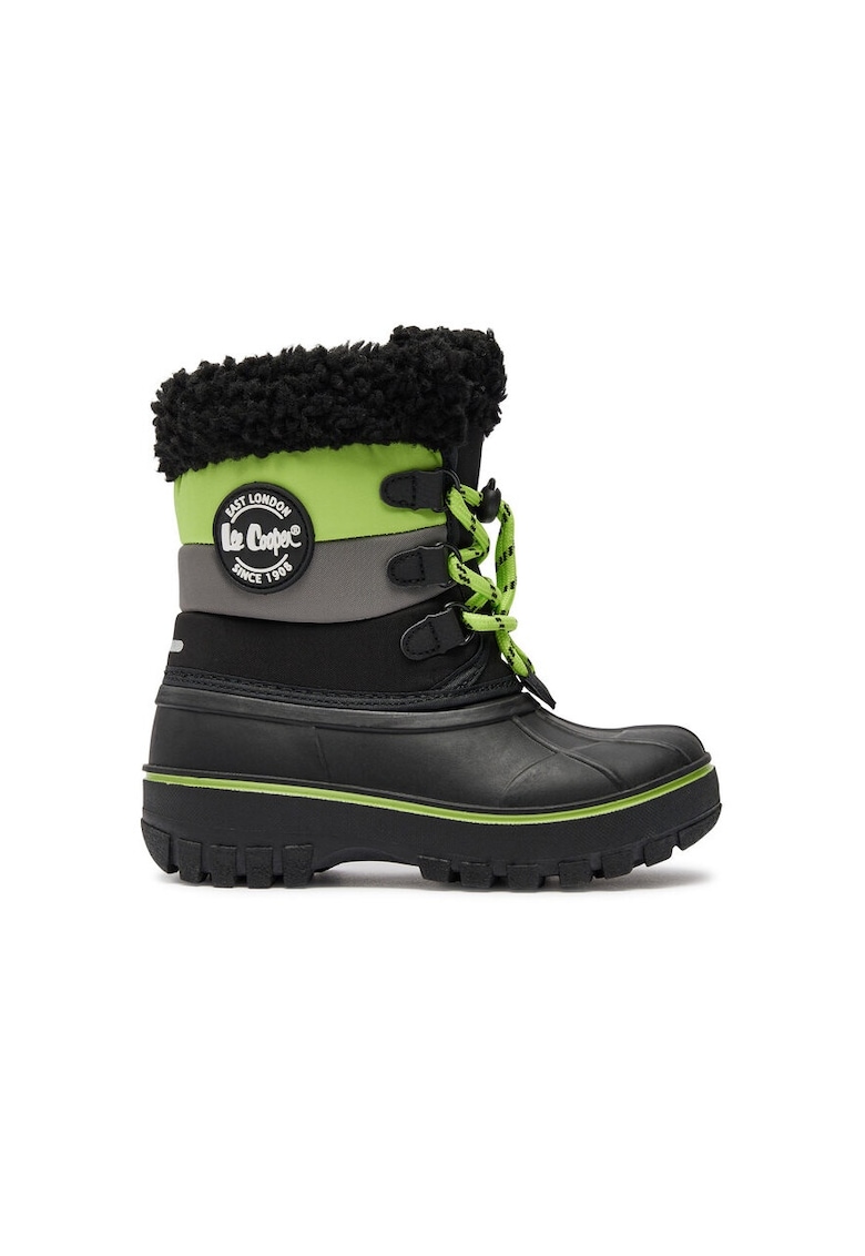 Cizme copii - 22600 - Sintetic - Verde - Negru