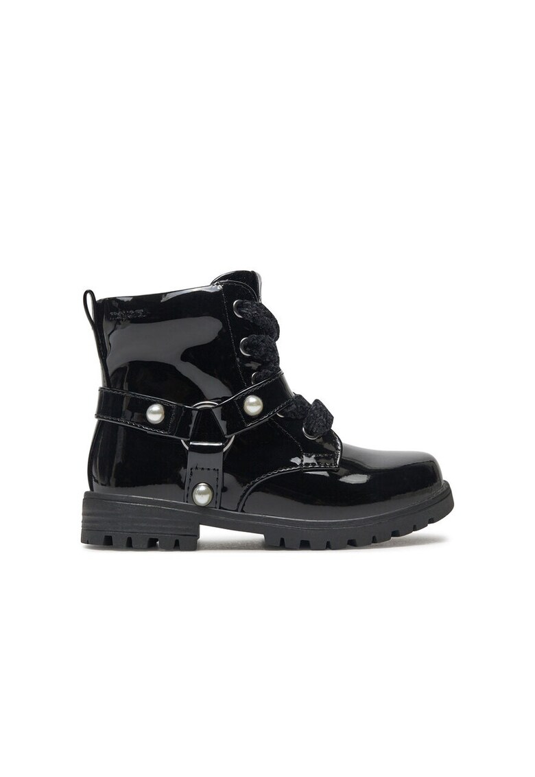 Ghete copii - 86145 - Piele ecologica - Negru