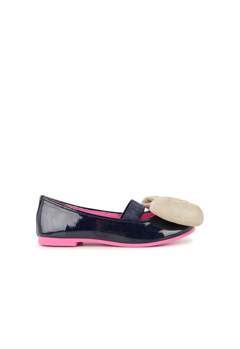 Balerini fete - 69718 - Piele ecologica - Bleumarin