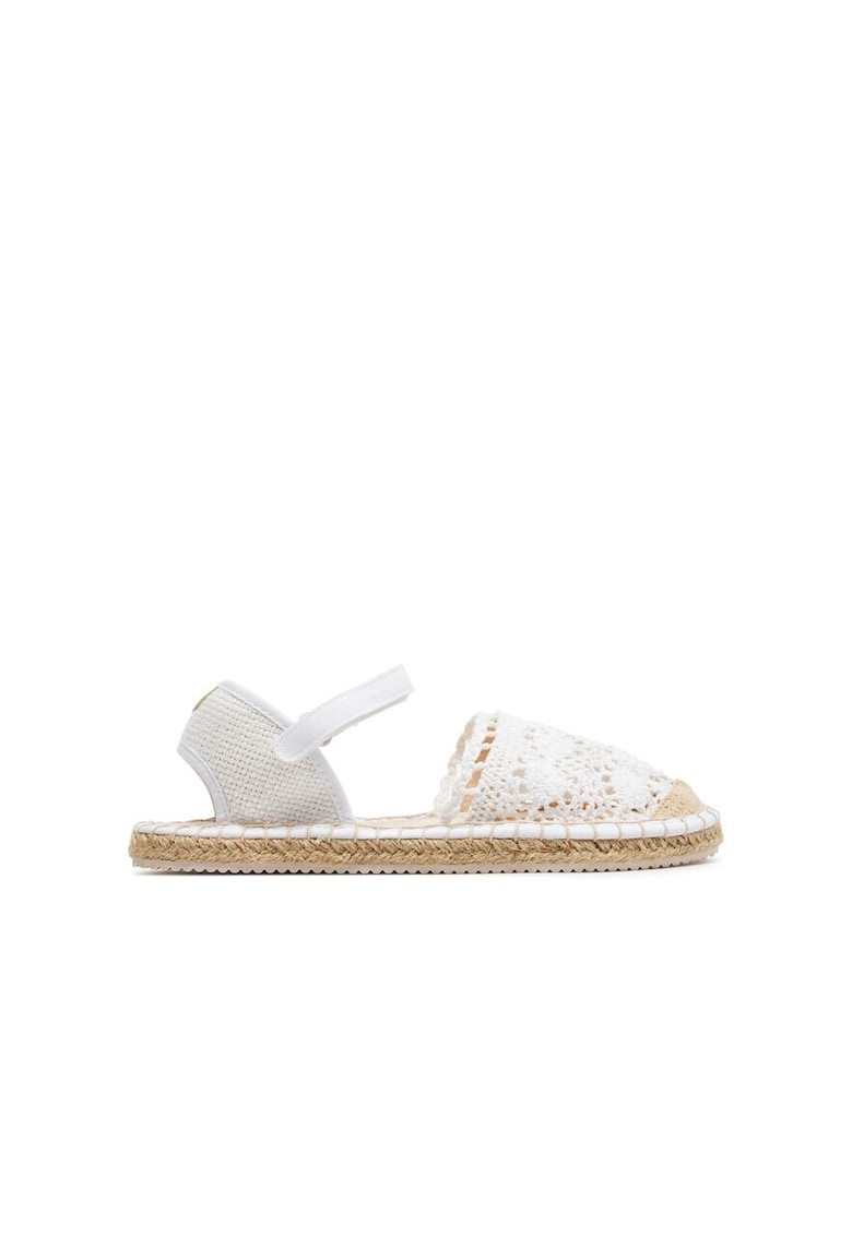 Espadrile copii - 25488 - Textil - Alb