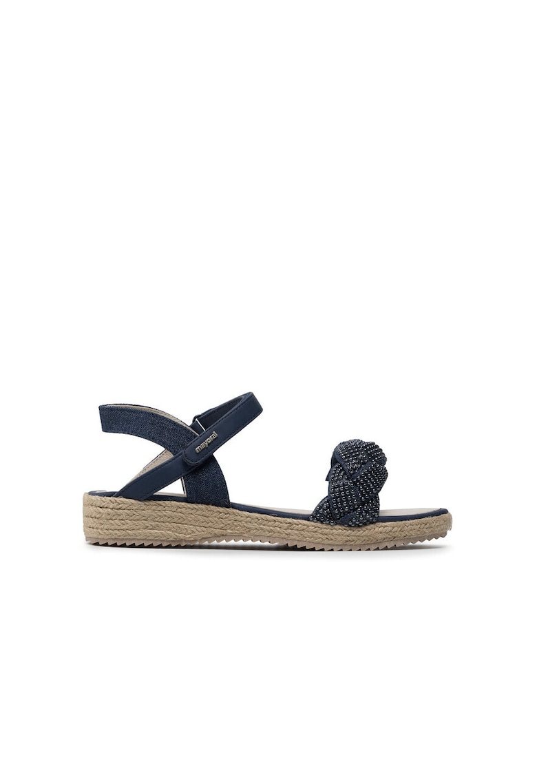 Espadrile copii - 34504 - Piele ecologica - Bleumarin