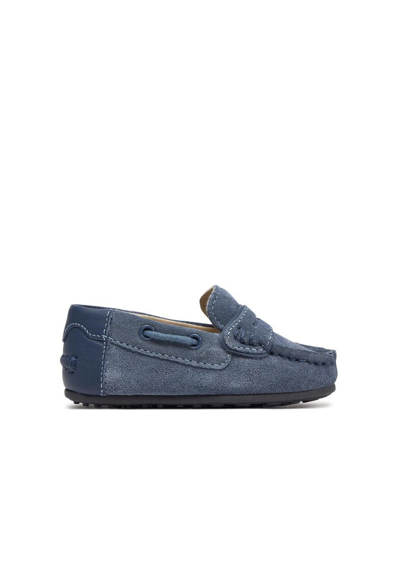 Pantofi copii - 17124 - Piele naturala - Albastru - Albastru