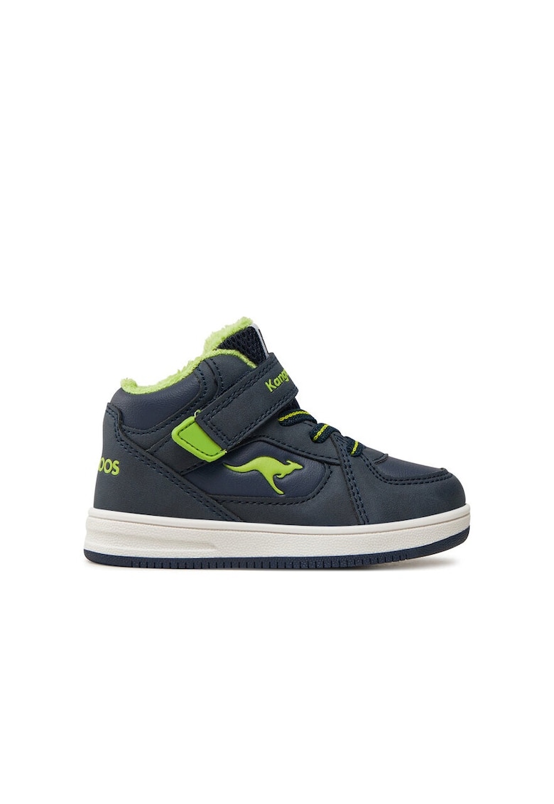 Pantofi copii - 33624 - Piele ecologica - Verde | Negru