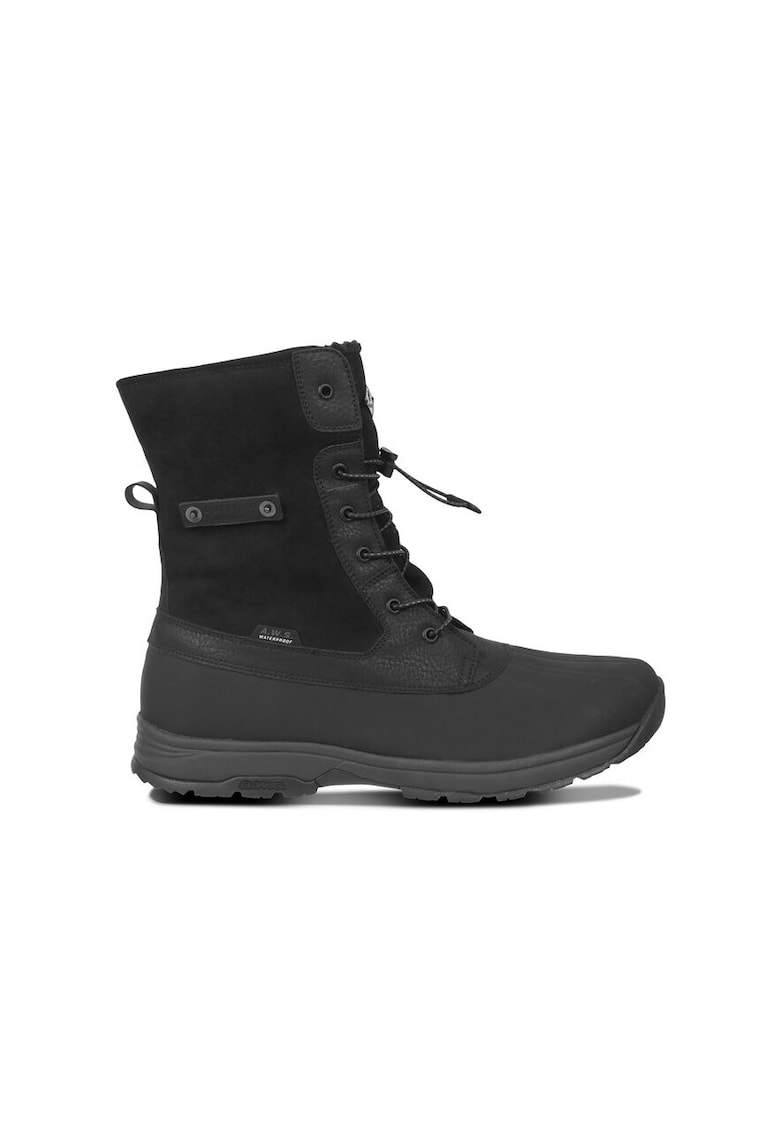 Ghete sport barbati - 48416 - Piele ecologica - Negru - Negru