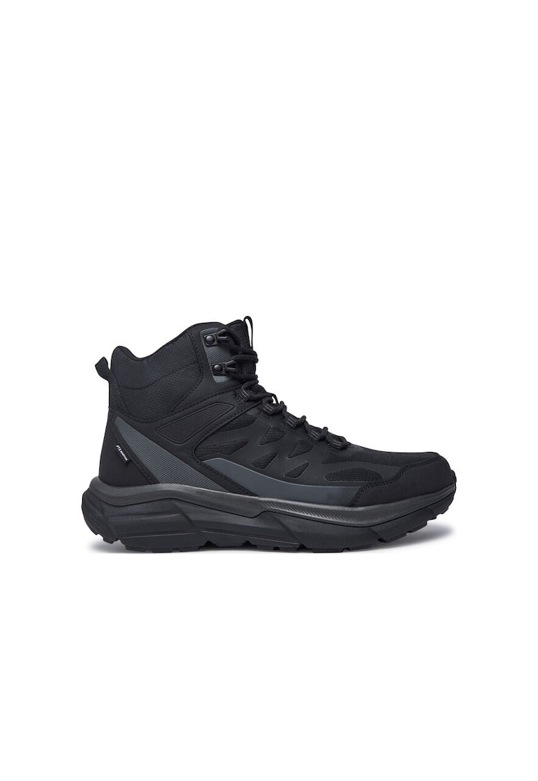 Ghete trekking barbati - 60558 - Piele ecologica - Negru