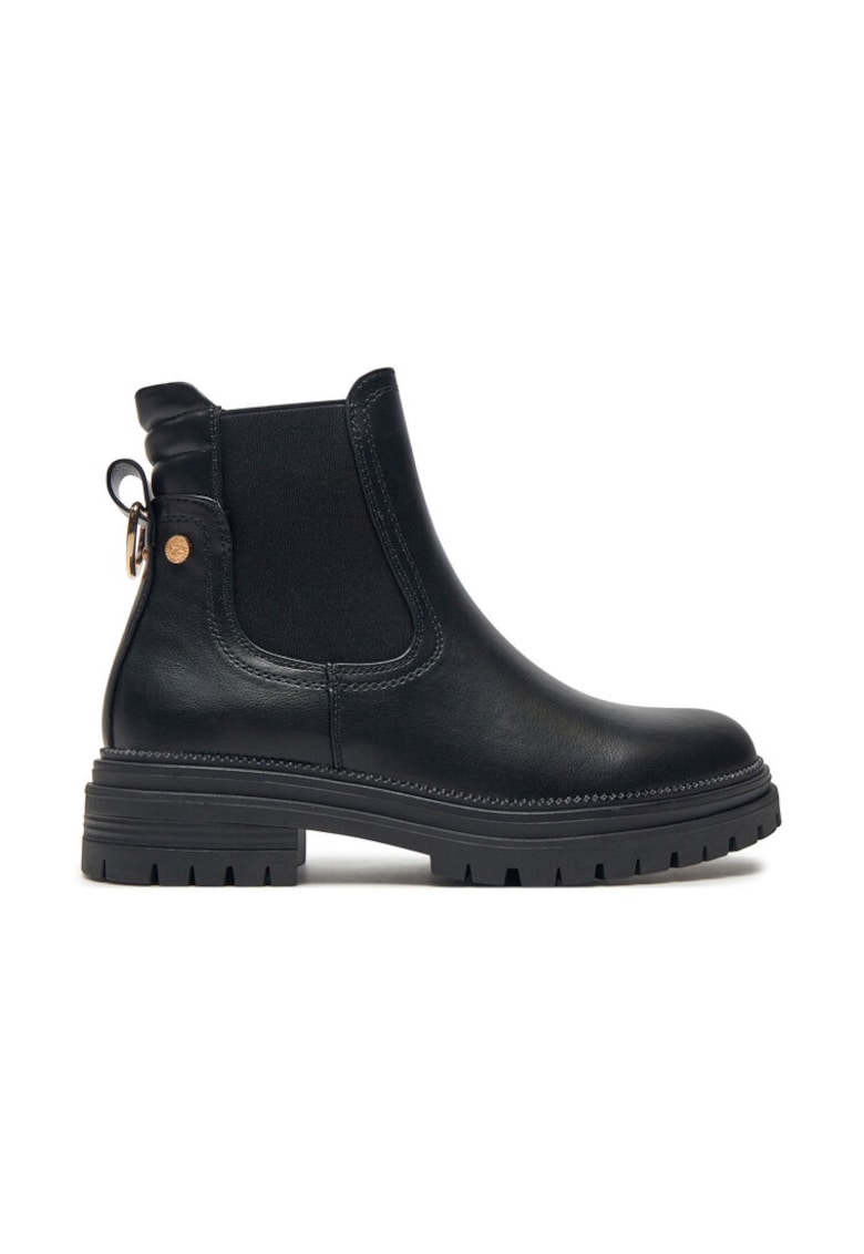 Botine dama - 43138 - Piele ecologica - Negru
