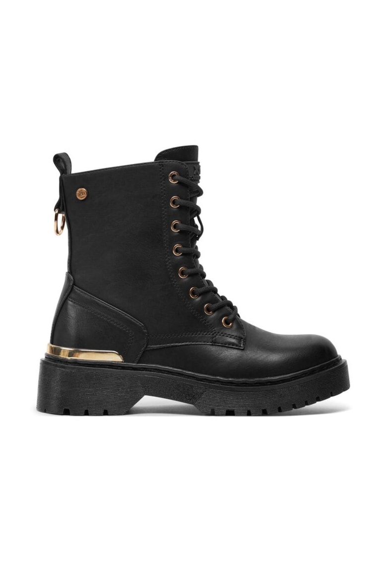 Botine dama - 42506 - Piele ecologica - Negru