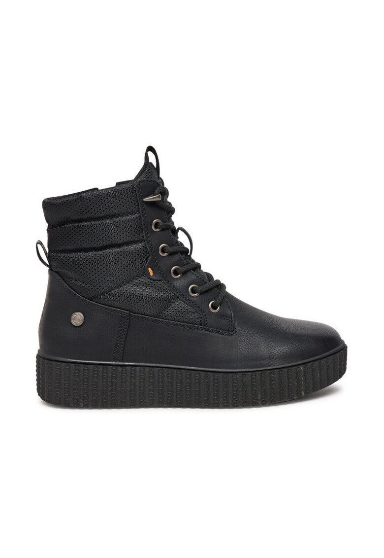 Botine dama - 51433 - Piele ecologica - Negru